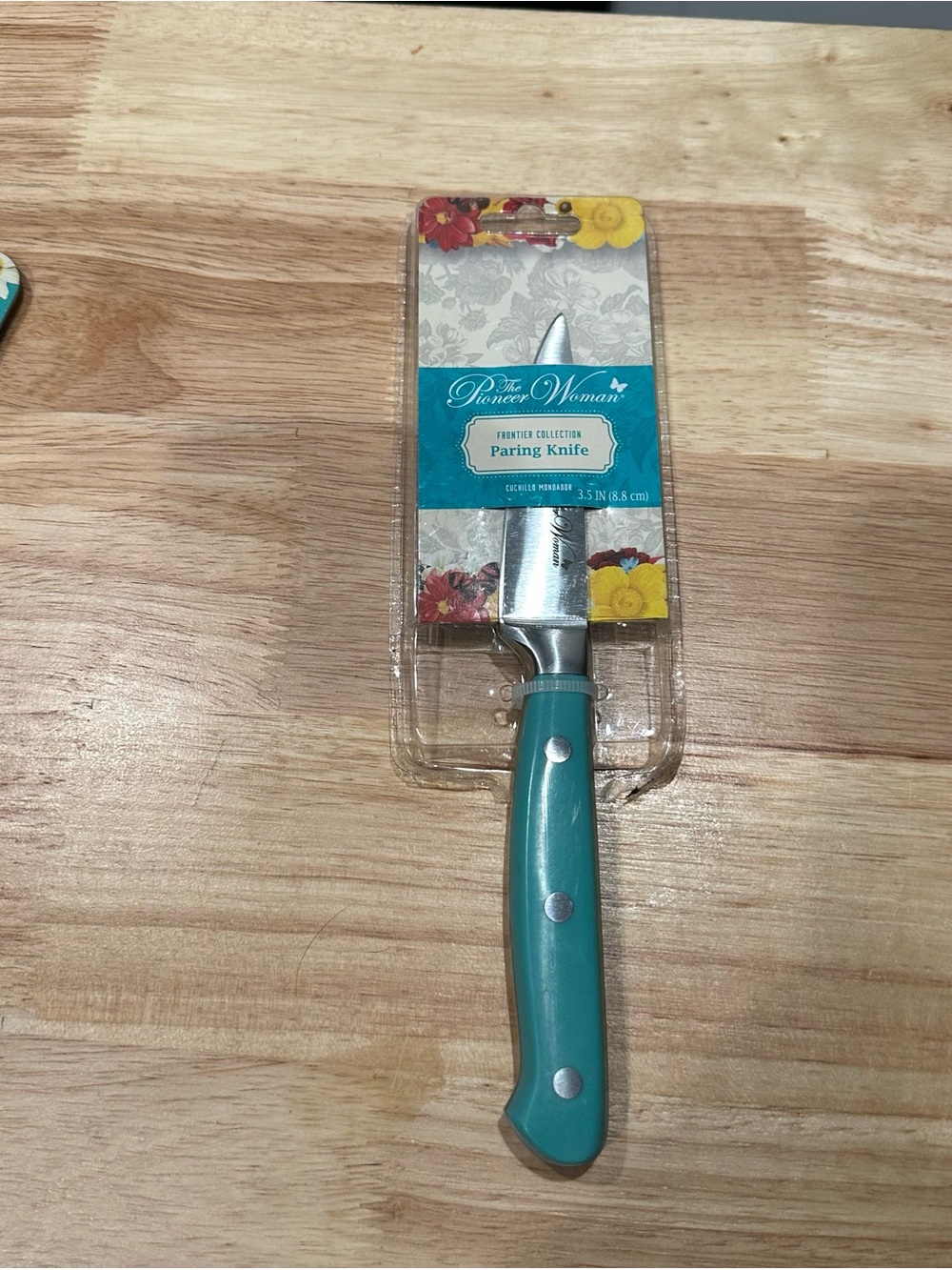 The Pioneer Woman Teal Paring Knife with Stainless Blade NWT IN ORIGINAL PACKAGE